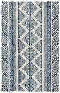 Safavieh Metro 4'-0" x 6'-0" Rug in Blue / Ivory