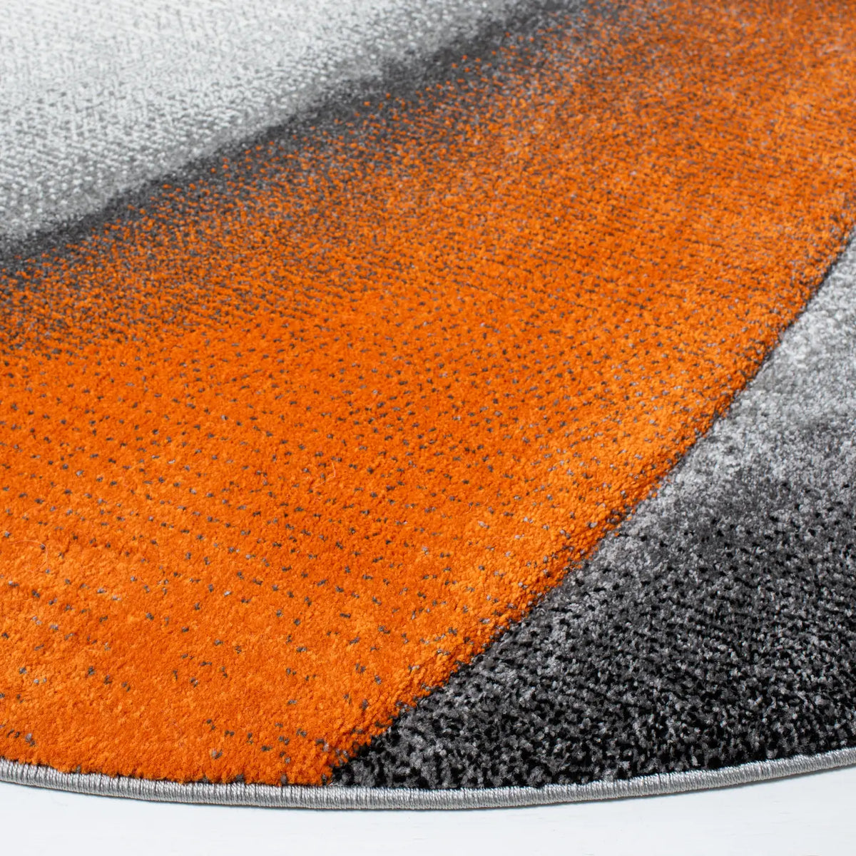 Safavieh Hollywood 6'-7" x 6'-7" Rug in Grey / Orange