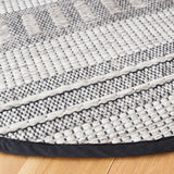 Safavieh Natura 6'-0" x 6'-0" Rug in Grey / Black