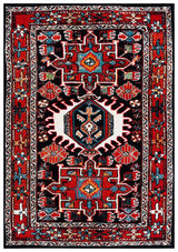 Safavieh Vintage Hamadan 4'-0" x 6'-0" Rug in Red / Black