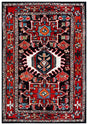 Safavieh Vintage Hamadan 4'-0" x 6'-0" Rug in Red / Black