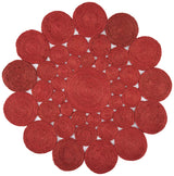 Safavieh Natural Fiber 5'-0" x 5'-0" Rug in Rust