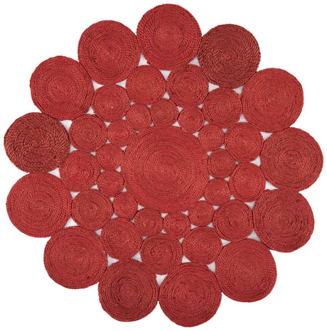 Safavieh Natural Fiber 5'-0" x 5'-0" Rug in Rust