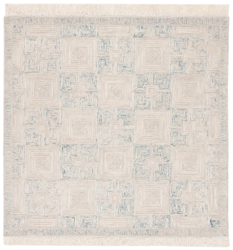 Safavieh Ikat 6'-0" x 6'-0" Rug in Ivory / Grey