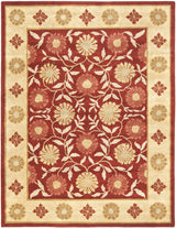 Safavieh Heritage 9'-6" x 13'-6" Rug in Red / Beige