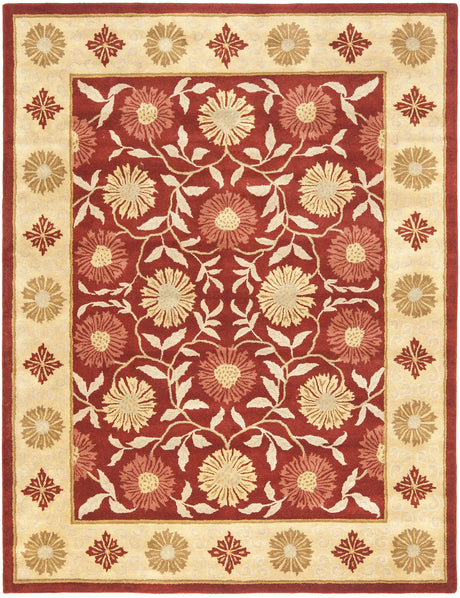 Safavieh Heritage 9'-6" x 13'-6" Rug in Red / Beige
