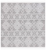 Safavieh Kilim 6'-0" x 6'-0" Rug in Grey / Ivory