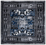 Safavieh Vintage Hamadan 6'-7" x 6'-7" Rug in Grey / Blue