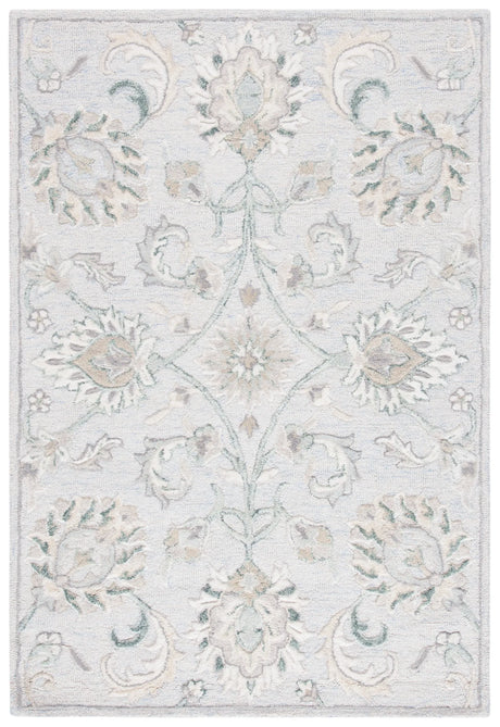 Safavieh Glamour 4'-0" x 6'-0" Rug in Light Blue / Ivory