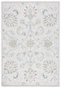 Safavieh Glamour 4'-0" x 6'-0" Rug in Light Blue / Ivory