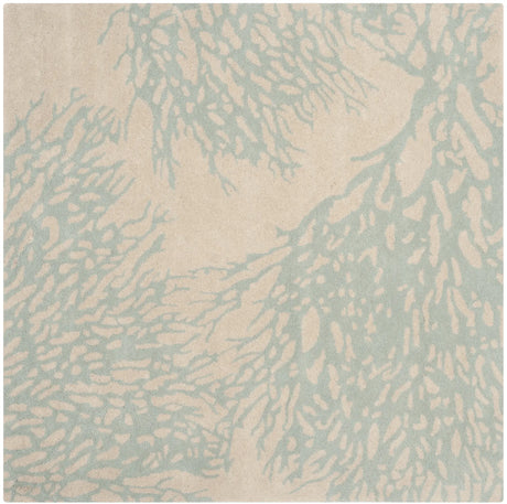 Safavieh Bella 5'-0" x 5'-0" Rug in Beige / Blue
