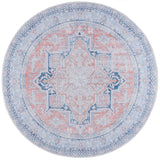 Safavieh Arizona 6'-0" x 6'-0" Rug in Rust / Navy