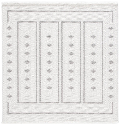 Safavieh Lotus 6'-7" x 6'-7" Rug in Ivory / Grey