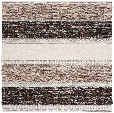 Safavieh Natura 6'-0" x 6'-0" Rug in Brown / Ivory
