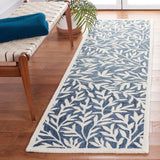 Safavieh Jardin 2'-3" x 11'-0" Rug in Blue / Ivory