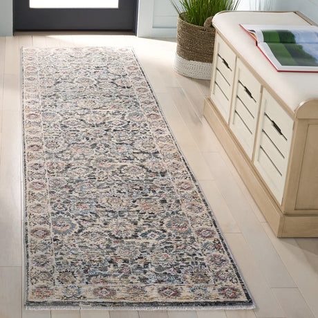 Safavieh Artifact 2'-2" x 8'-0" Rug in Charcoal / Ivory