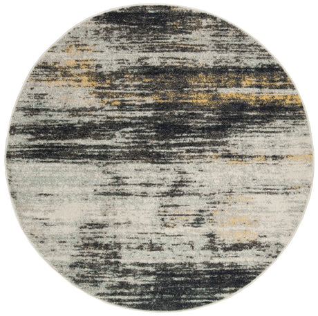 Safavieh Adirondack 6'-0" x 6'-0" Rug in Light Grey / Black