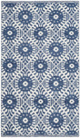 Safavieh Montauk 2'-3" x 3'-9" Rug in Navy / Ivory