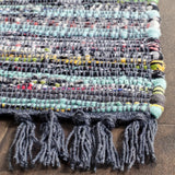 Safavieh Rag Rug 10'-0" x 14'-0" Rug in Ink / Multi