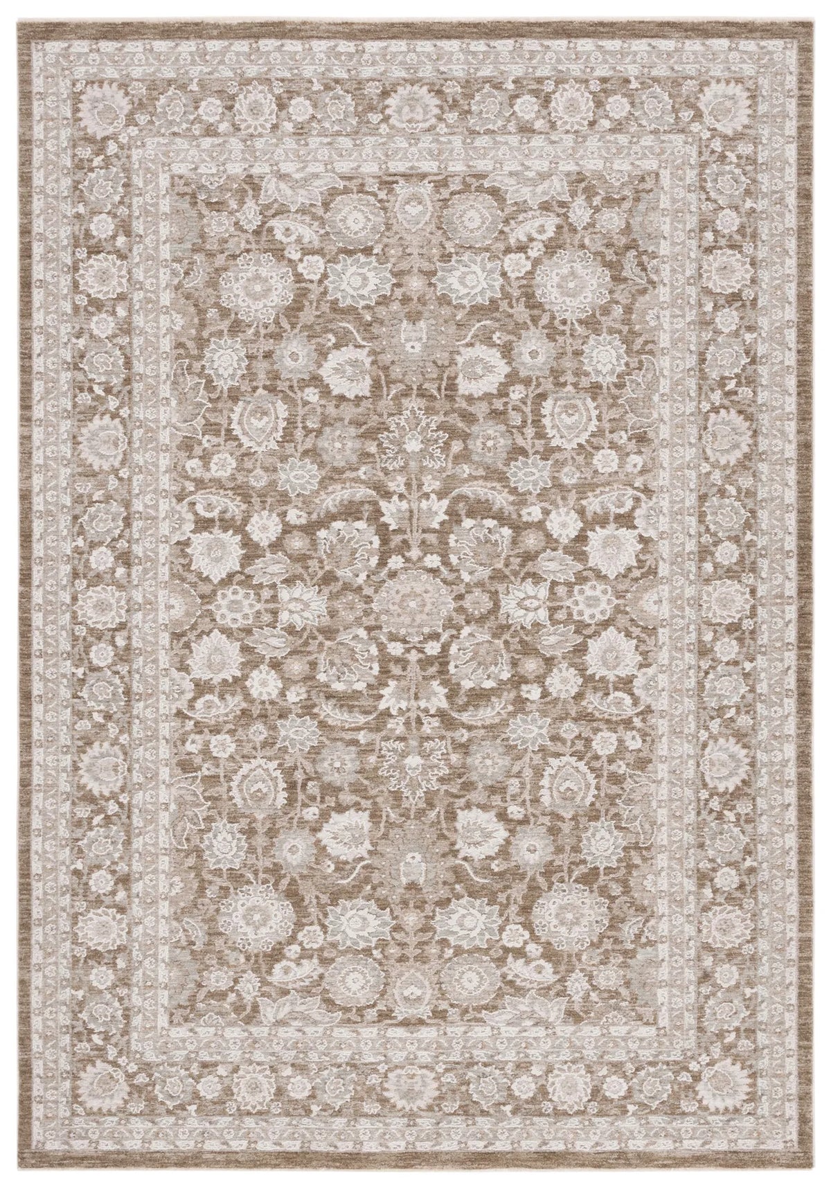 Safavieh Willow 4'-0" x 6'-0" Rug in Light Brown / Ivory