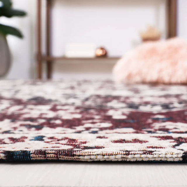 Safavieh Easy Care 4'-0" x 6'-0" Rug in Red / Navy