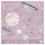 Safavieh Carousel Kids 100 5'-3" x 5'-3" Rug in Purple / Orange