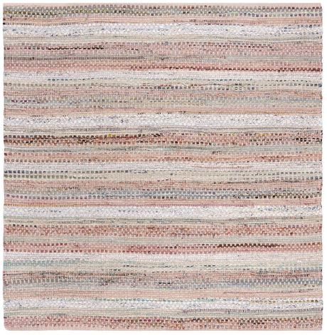 Safavieh Montauk 6'-0" x 6'-0" Rug in Pink / Multi