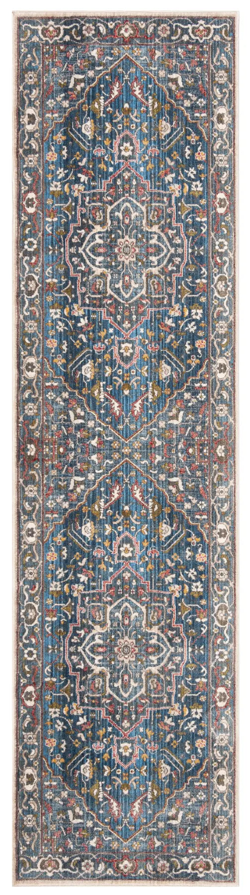 Safavieh Vintage Persian 2'-2" x 12'-0" Rug in Blue / Ivory
