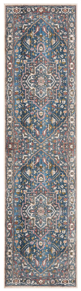 Safavieh Vintage Persian 2'-2" x 12'-0" Rug in Blue / Ivory