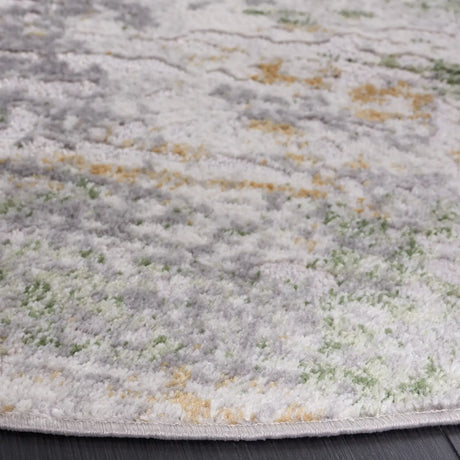 Safavieh Palma 6'-7" x 6'-7" Rug in Grey / Green