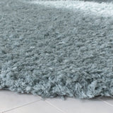 Safavieh Madrid Shag 200 6'-7" x 6'-7" Rug in Aqua