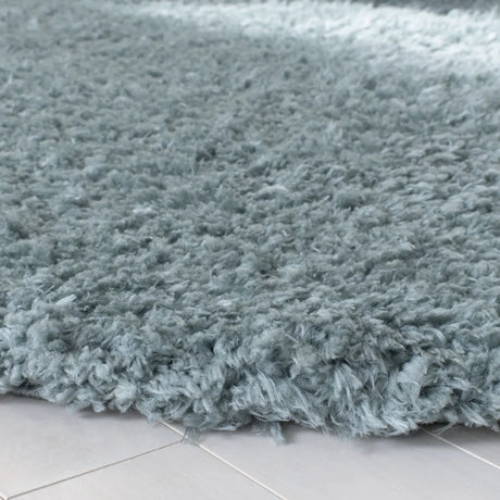 Safavieh Madrid Shag 200 6'-7" x 6'-7" Rug in Aqua