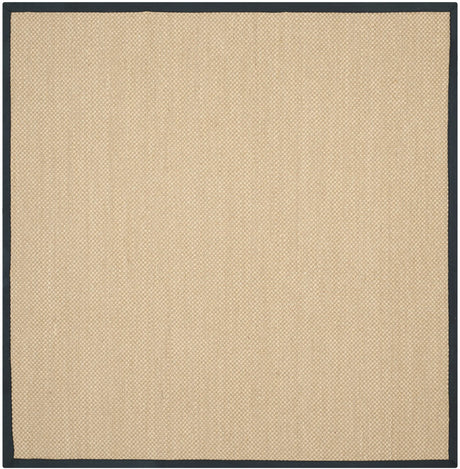 Safavieh Natural Fiber 6'-0" x 6'-0" Rug in Maize / Black