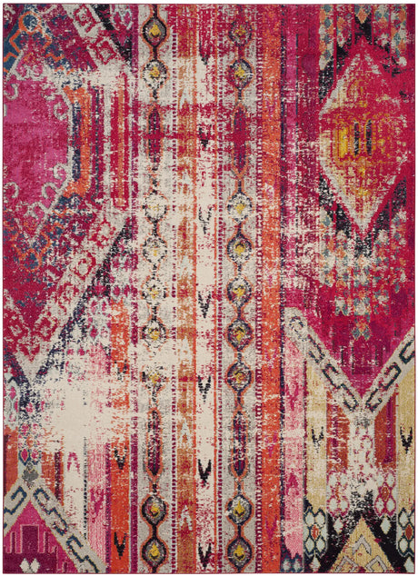 Safavieh Monaco 10'-0" x 14'-0" Rug in Magenta / Multi