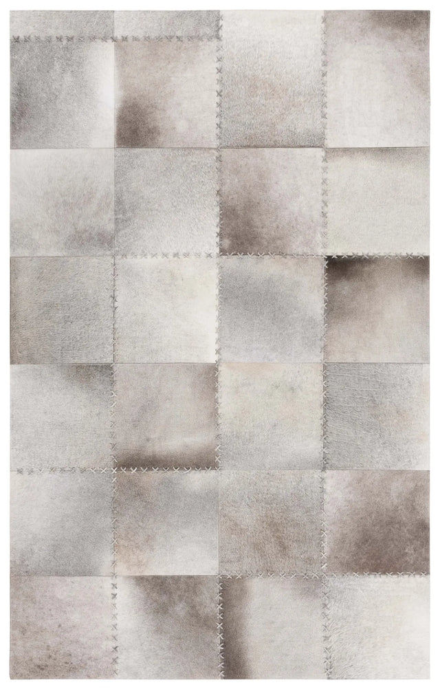Safavieh Studio Leather 5'-0" x 8'-0" Rug in Grey