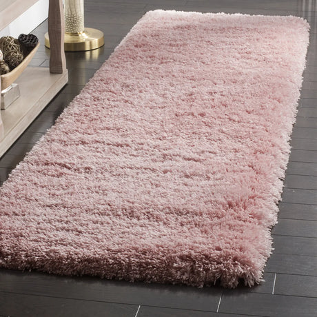 Safavieh Polar Shag 2'-3" x 10'-0" Rug in Light Pink