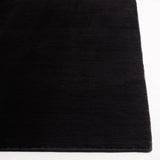 Safavieh Faux Rabbit Fur 4'-0" x 6'-0" Rug in Black