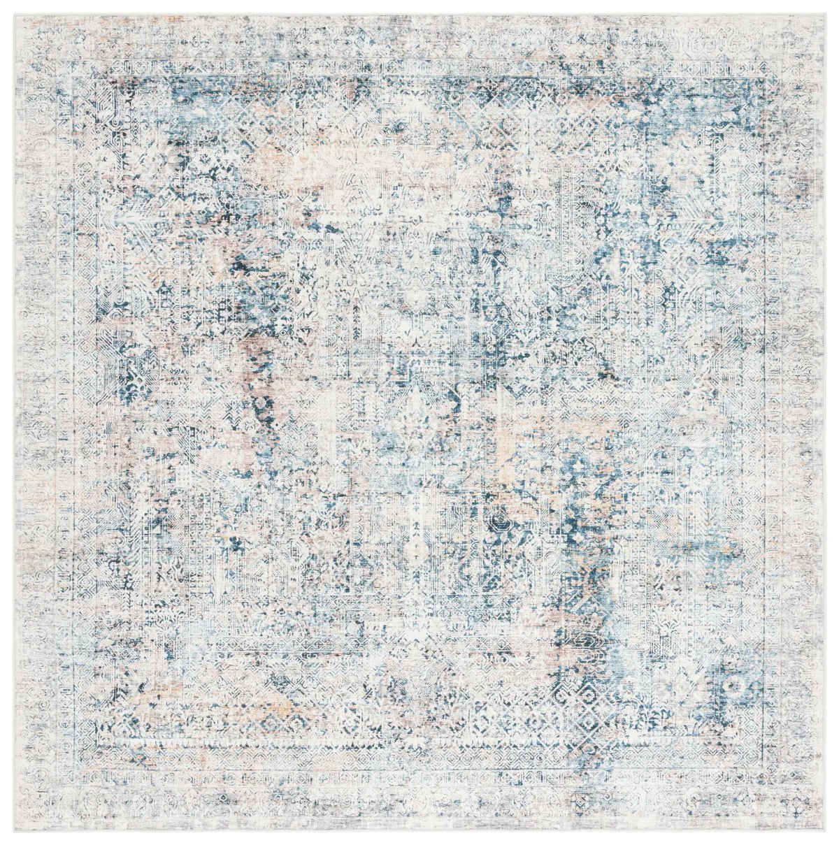 Safavieh Arizona 6'-0" x 6'-0" Rug in Navy / Beige