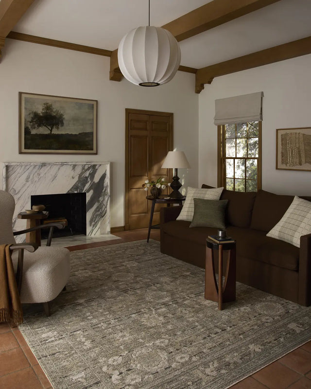 Loloi Milena MLE-01 Sage / Ivory Rug - room scene 3