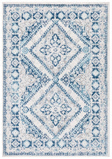 Safavieh Tulum 4'-0" x 6'-0" Rug in Ivory / Blue