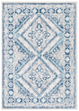 Safavieh Tulum 4'-0" x 6'-0" Rug in Ivory / Blue