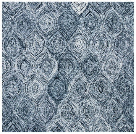 Safavieh Ikat 6'-0" x 6'-0" Rug in Grey