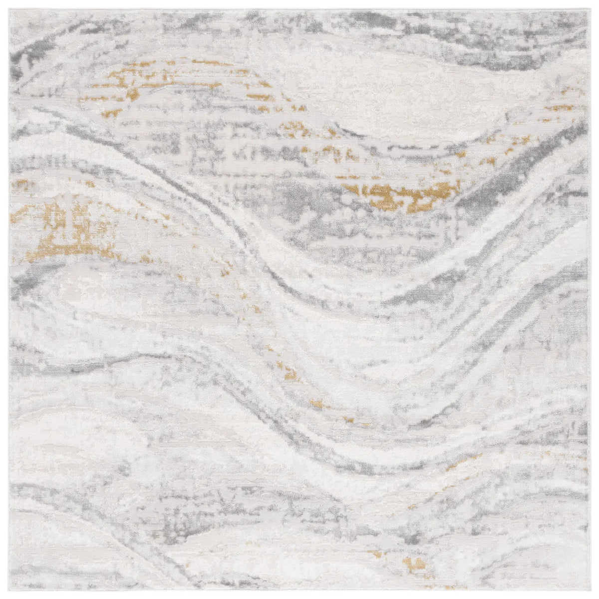 Safavieh Palma 6'-7" x 6'-7" Rug in Beige / Light Grey
