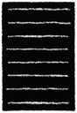 Safavieh Venus Shag 600 4'-0" x 6'-0" Rug in Black / Ivory