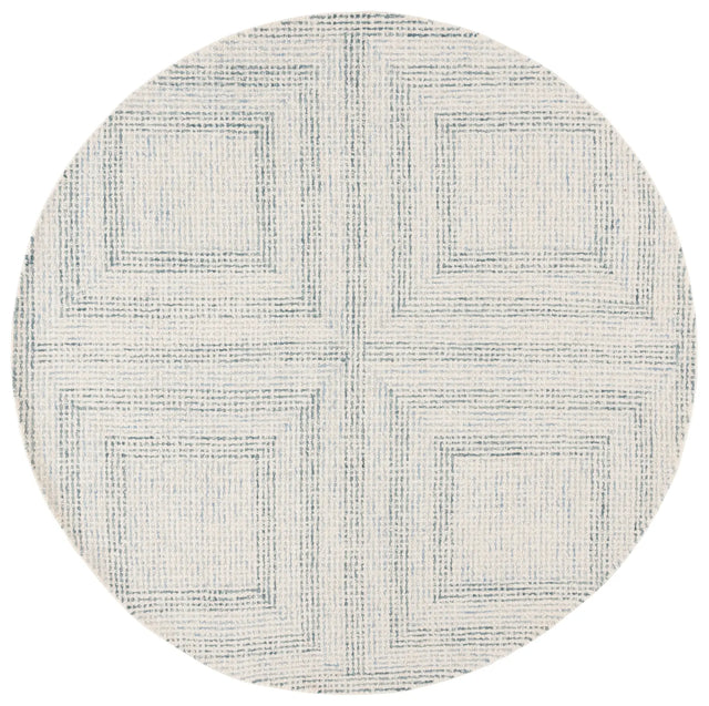 Safavieh Abstract 6'-0" x 6'-0" Rug in Ivory / Blue