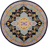 Safavieh Bellagio 5'-0" x 5'-0" Rug in Navy Blue / Multi