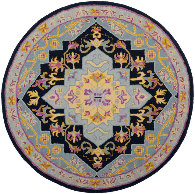 Safavieh Bellagio 5'-0" x 5'-0" Rug in Navy Blue / Multi