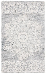 Safavieh Abstract 3'-0" x 5'-0" Rug in Ivory / Light Grey
