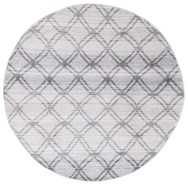 Safavieh Adirondack 6'-0" x 6'-0" Rug in Silver / Charcoal