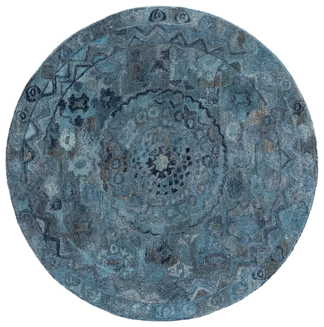 Safavieh Anatolia 6'-0" x 6'-0" Rug in Blue
